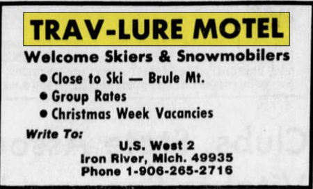 Trav-Lures Motel - Dec 1975 Ad